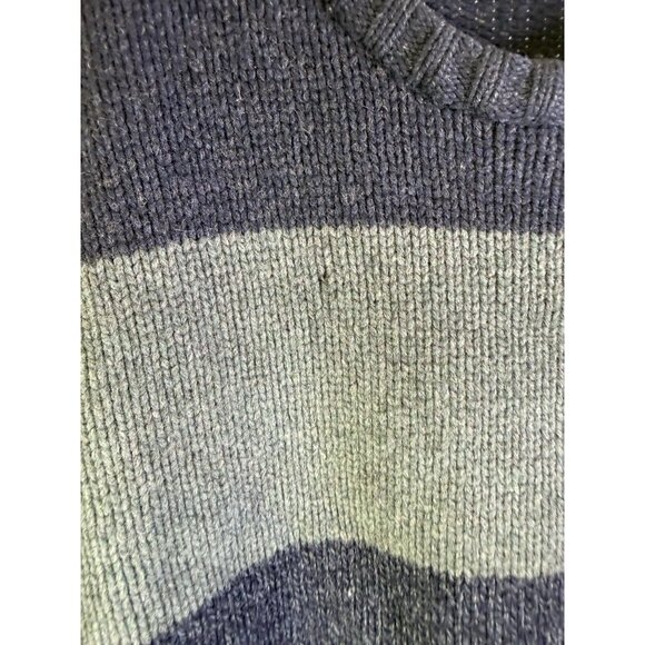 Vintage Y2K American Eagle Lambswool Color Block Sweater Grunge - Picture 6 of 9